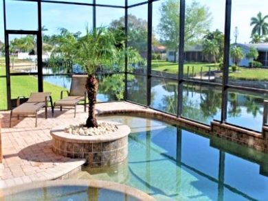 Cape Coral 4 Bedroom +Den Canal Front Vacation Rental