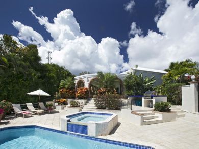 St. Thomas Luxury 3 Bedrooms Vacation Pool Home Ocean Views