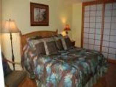 Master bedroom with king bed