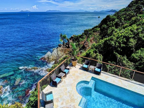 St Thomas Luxury Vacation Pool Villa - Full Ocean Views
