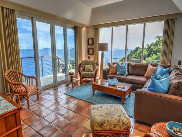 St Thomas Luxury Vacation Pool Villa - Full Ocean Views