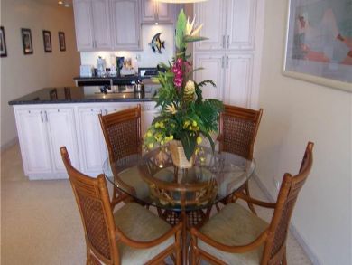 Dining room seats four Dining room seats four