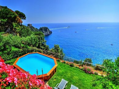 LuxuryAmalfi Vacation Villa with Four Bedrooms Sleeps 10