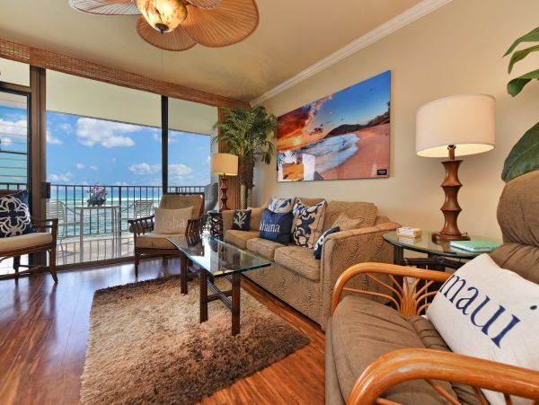 Direct Ocean Front Views Lahaina Vacation Getaway 1 Bedroom Condo