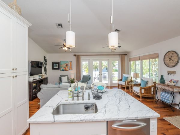 Holmes Beach Canal Front Home with Dock - Direct Bay Access