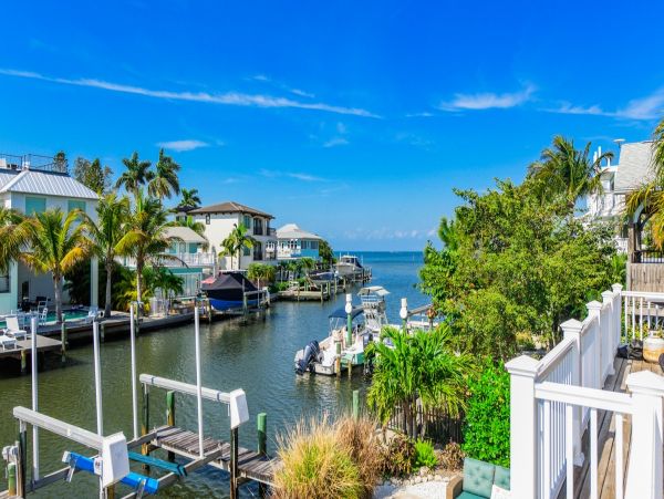 Holmes Beach Canal Front Home with Dock - Direct Bay Access