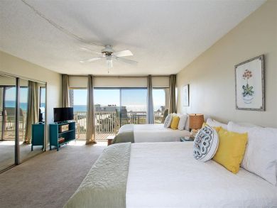 Full Gulf View from this Two Bedroom Condo Sleeps Nine Guest