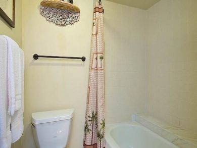 Bathroom with tub and shower