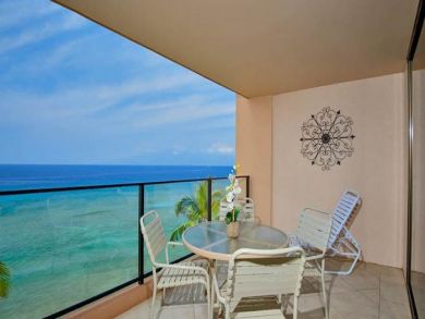 Ocean front balcony