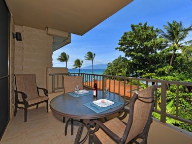 Ocean Views Updated Unit with Lanai and World Class Beach