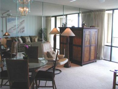 Dining room seats four