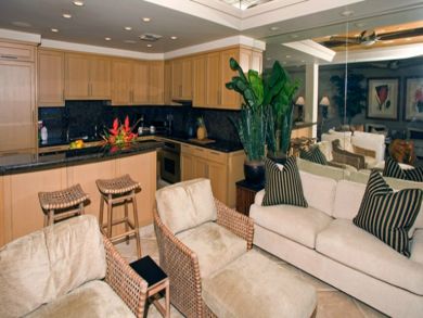 Kitchen & another living area