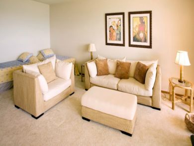 Living room with day beds