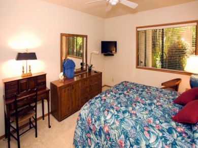 Master bedroom with king bed