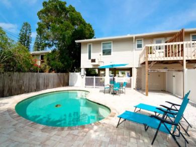 Holmes Beach Duplex with Separate Pools Sleeps 10