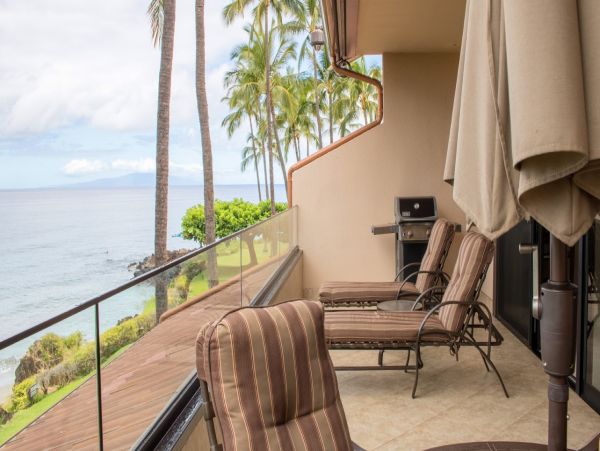 Wailea Two Bedroom Oceanfront Vacation Condo