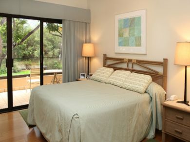 Master bedroom with king bed