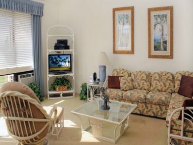 Living room with TV