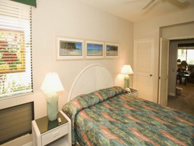 Bedroom with king bed