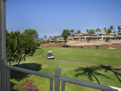 Golf course view from balcony