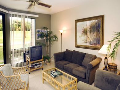 Living room with TV