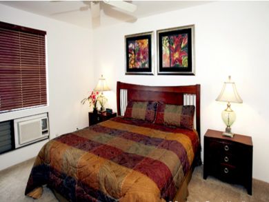 Master bedroom with king bed