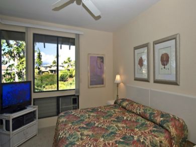 Master bedroom with flat screen TV