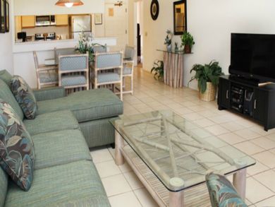 Living room with TV