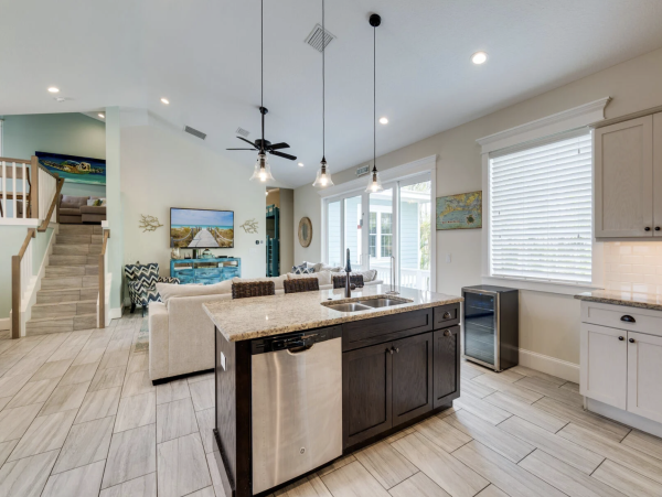 Private Pool at this Five Bedroom Anna Maria Vacation Rental