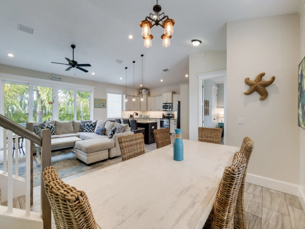 Private Pool at this Five Bedroom Anna Maria Vacation Rental
