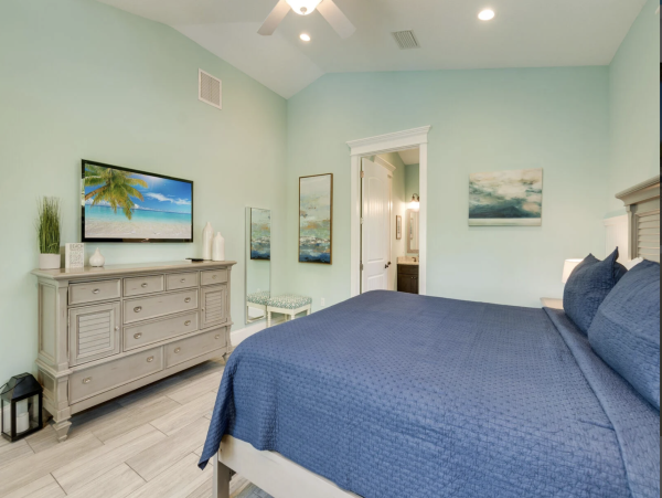 Private Pool at this Five Bedroom Anna Maria Vacation Rental