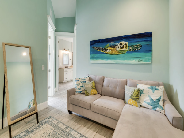 Private Pool at this Five Bedroom Anna Maria Vacation Rental