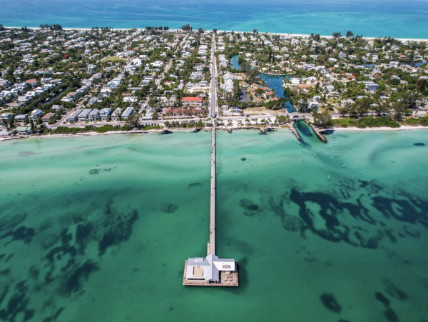 Private Pool at this Five Bedroom Anna Maria Vacation Rental