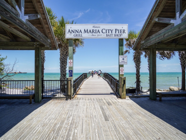 Private Pool at this Five Bedroom Anna Maria Vacation Rental