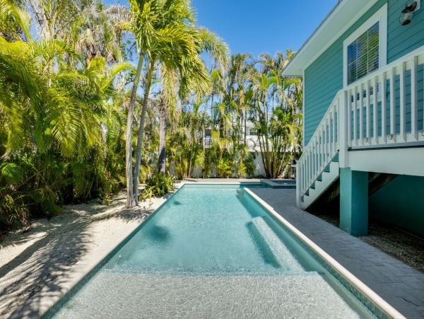 Private Pool at this Five Bedroom Anna Maria Vacation Rental
