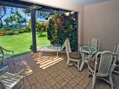 Furnished patio