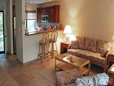 Kitchen & living area