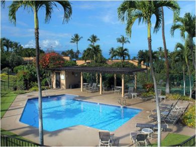 Poolside Lounging Area