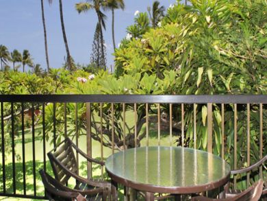 Balcony with outdoor furniture