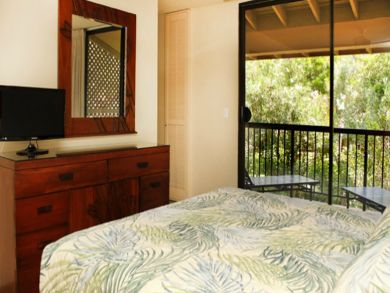 Bedroom with balcony