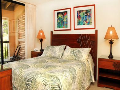 Bedroom with king bed