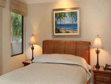 Bedroom with king bed