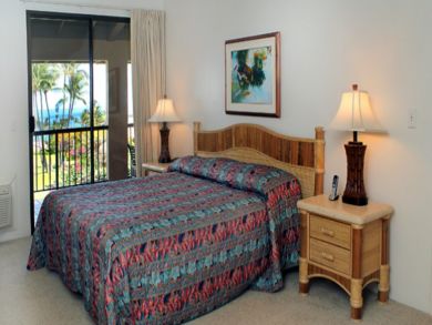 Bedroom with king bed