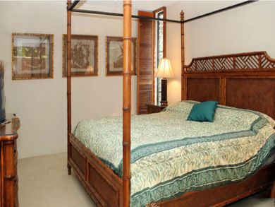 Bedroom with king bed