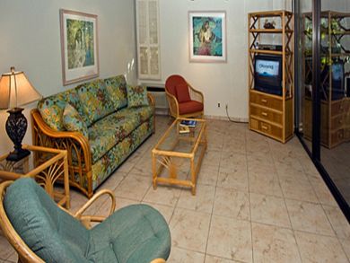 Living room with TV