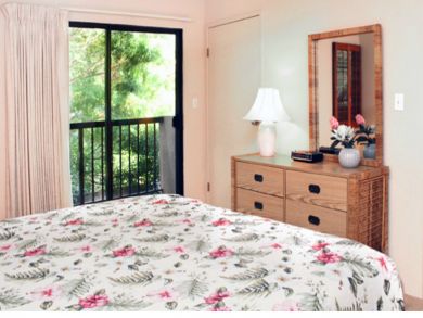 Bedroom with private balcony