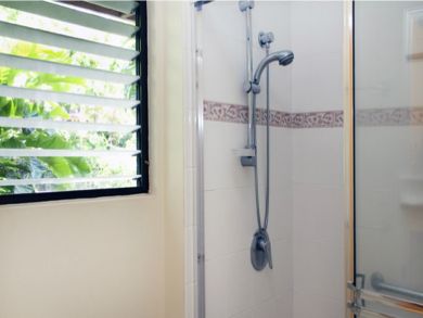 Separate shower area