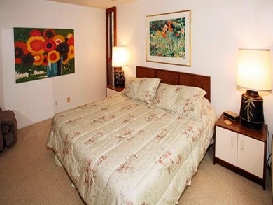Bedroom with king bed