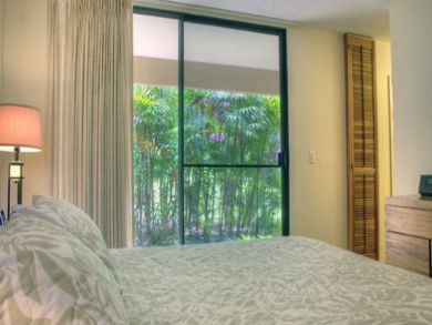 Garden view bedroom