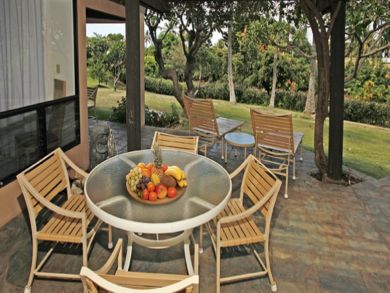 Patio with outdoor furniture